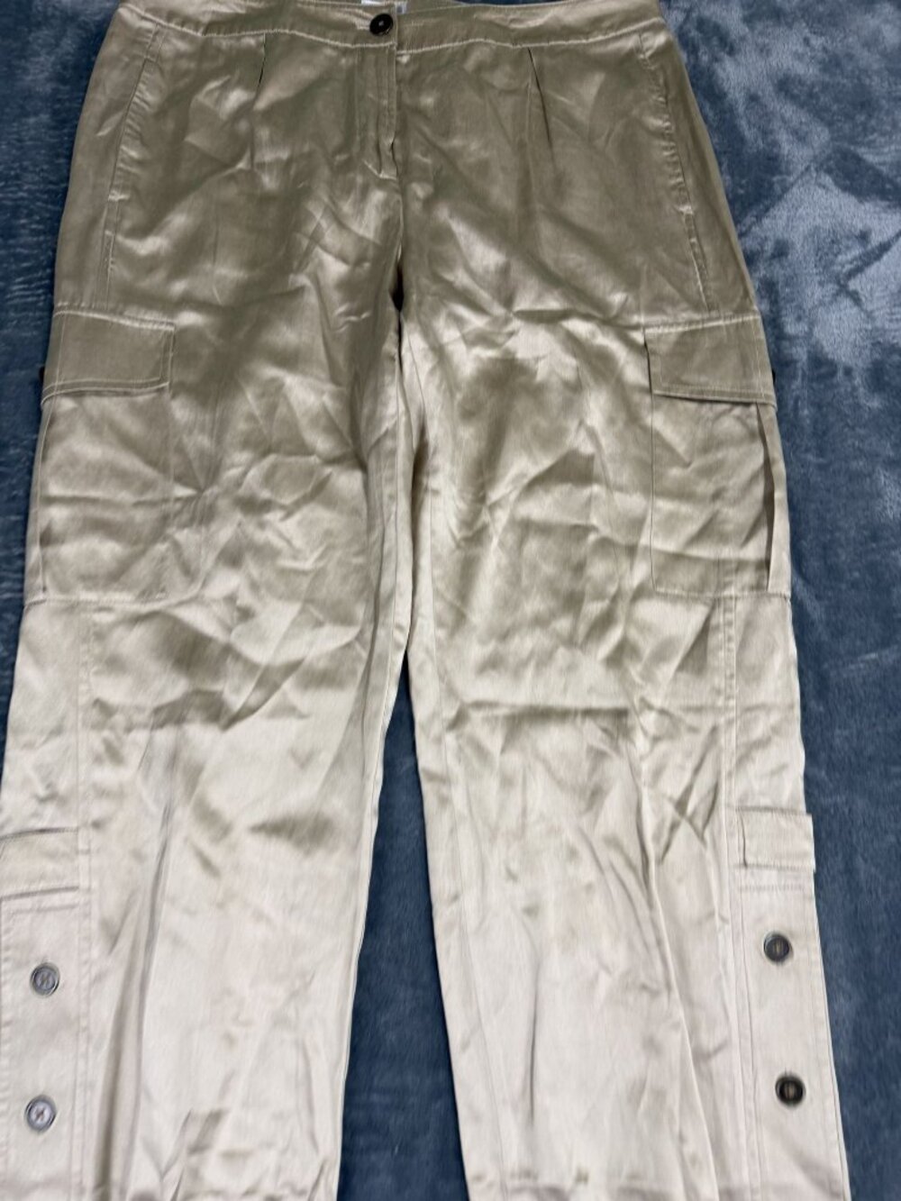 Chico's Olive Cargo Jogger Pants - Picture 5 of 10